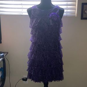 A purple dress